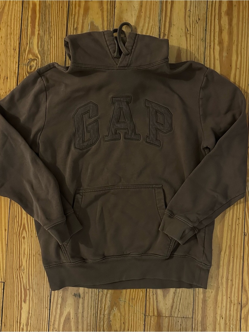 GAP Men's Brown Pullover Hoodie